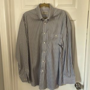 Large Orvis Pinstripe Shirt